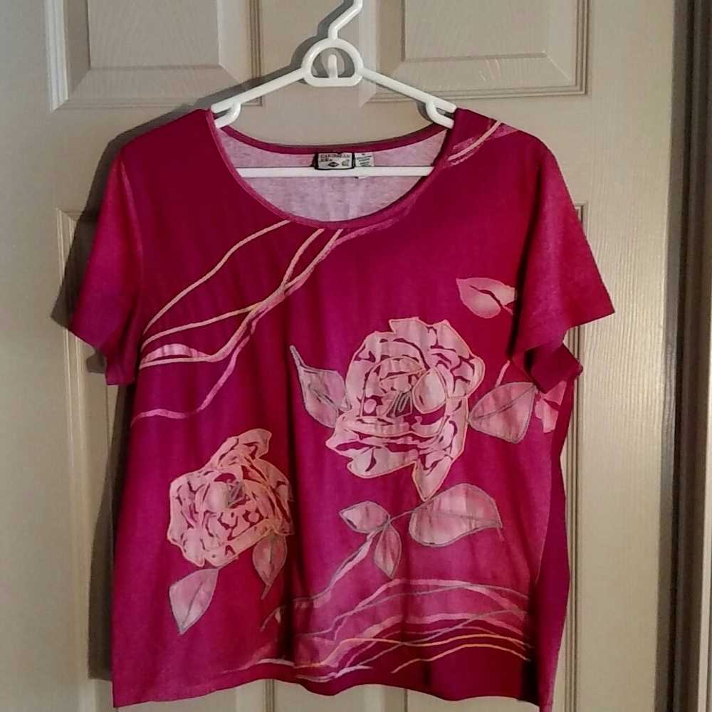 Caribbean Joe Women's XL Blouse